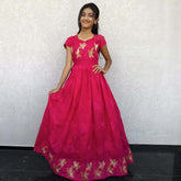 Embroidery Long Frock